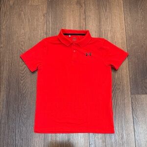 Under Armour Bright Red Performance Polo